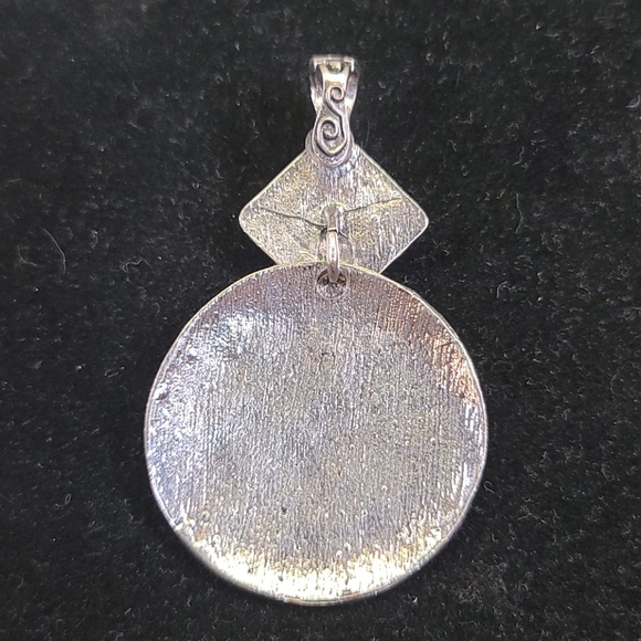 PENDANT PURPLE silver/Black tone. - Picture 9 of 9